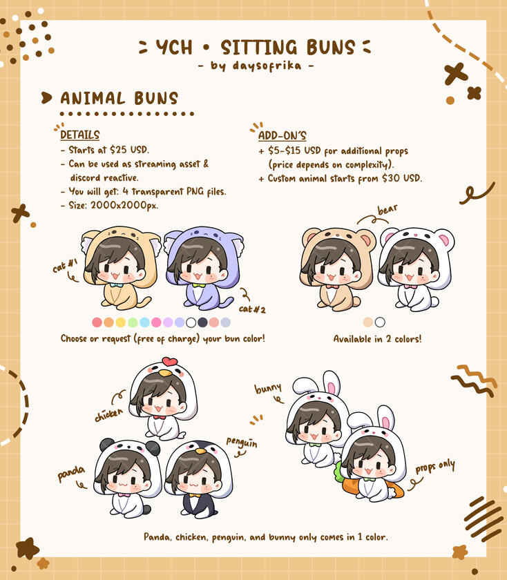 Catalogue - Animal Buns